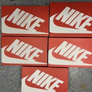 20 Nike Red Empty Boxes - Sizes 7 - 13